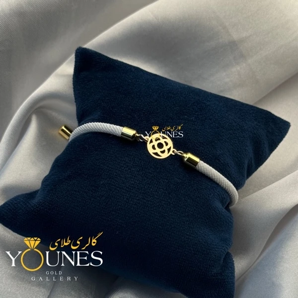 دستبند چهار گل مینیمال طلا لیزری